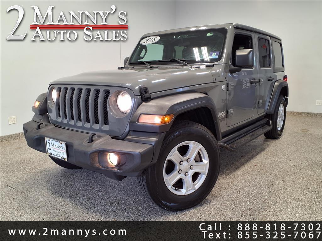 used 2018 Jeep Wrangler Unlimited car, priced at $15,995