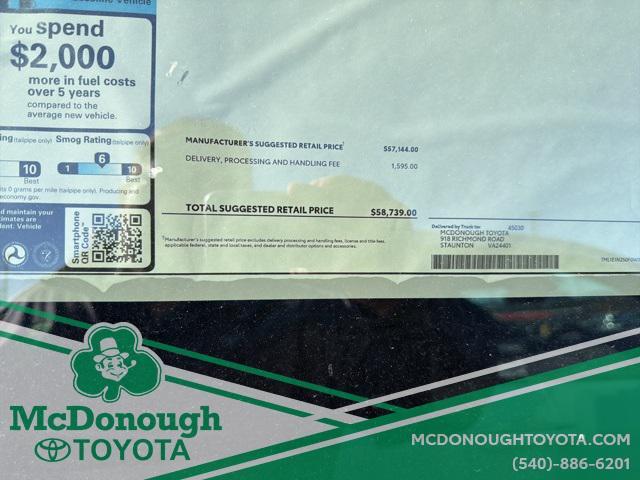 new 2025 Toyota Tacoma car, priced at $54,892