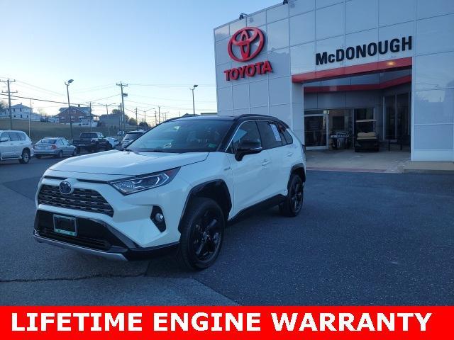 used 2021 Toyota RAV4 Hybrid car, priced at $28,250