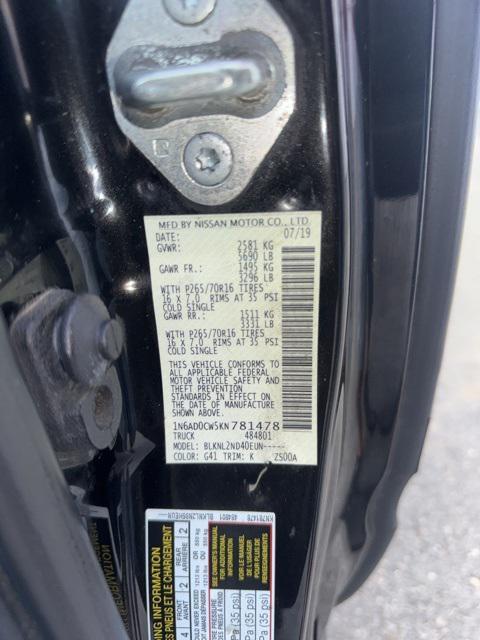 used 2019 Nissan Frontier car, priced at $14,999