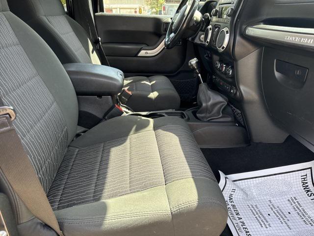 used 2012 Jeep Wrangler Unlimited car, priced at $15,999