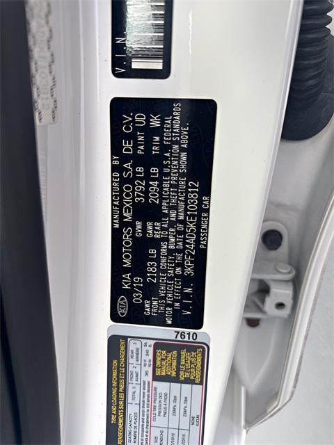 used 2019 Kia Forte car, priced at $14,999