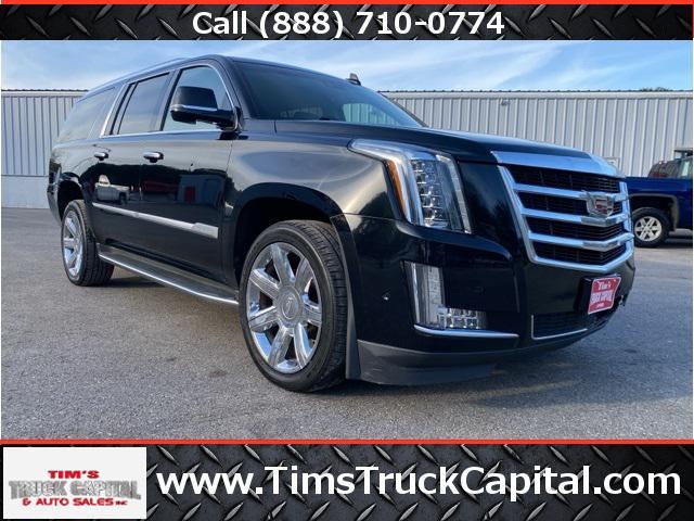 used 2017 Cadillac Escalade ESV car, priced at $26,999