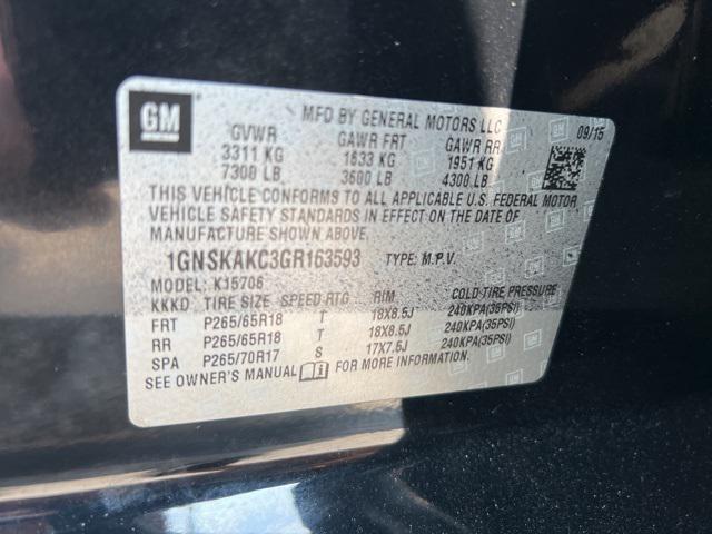 used 2016 Chevrolet Tahoe car, priced at $18,975