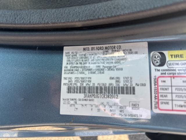 used 2012 Ford Fusion car, priced at $4,950