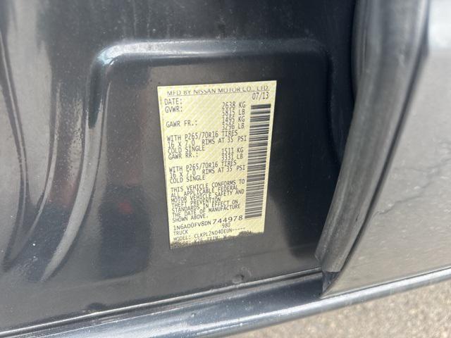 used 2013 Nissan Frontier car, priced at $12,975