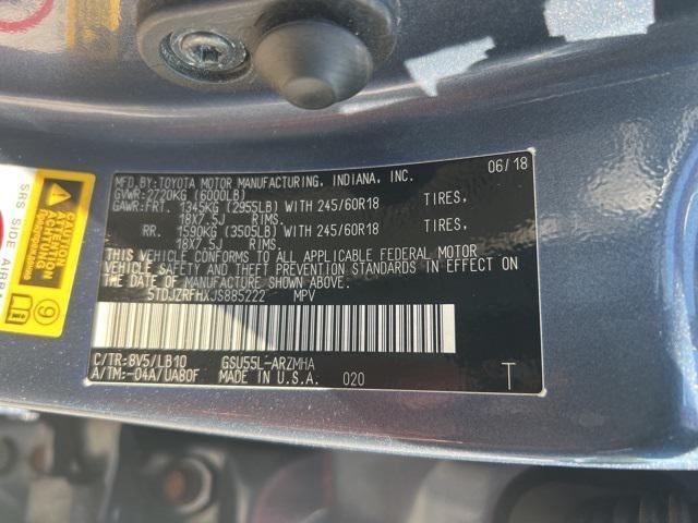 used 2018 Toyota Highlander car, priced at $17,999