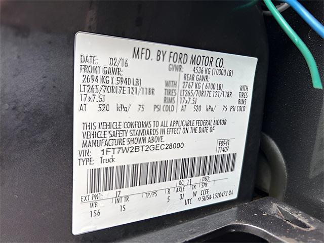 used 2016 Ford F-250 car, priced at $34,899