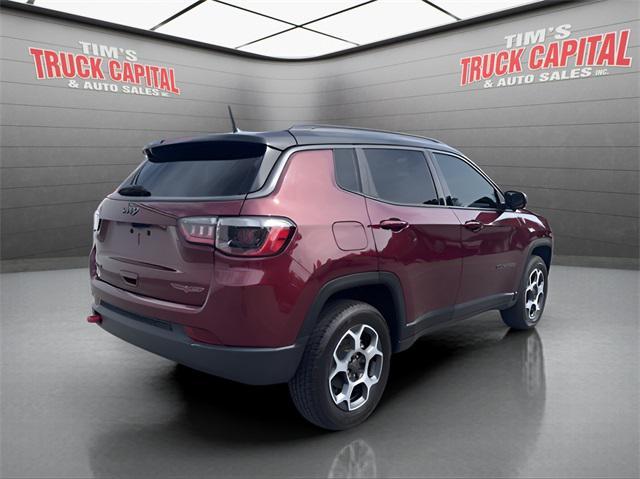 used 2022 Jeep Compass car, priced at $24,990