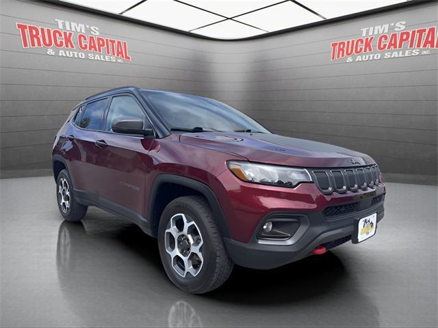 used 2022 Jeep Compass car, priced at $24,990