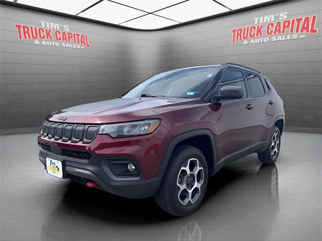 used 2022 Jeep Compass car, priced at $24,990