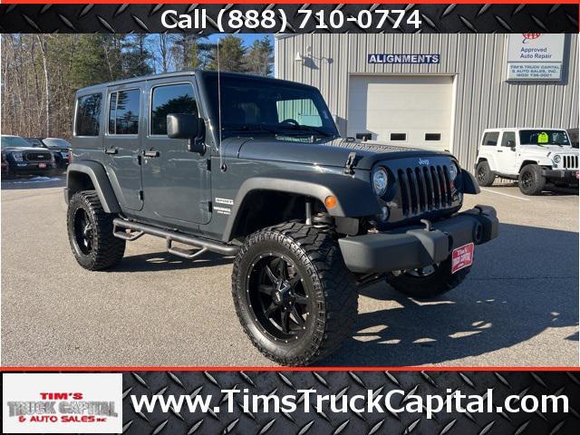 used 2017 Jeep Wrangler Unlimited car, priced at $21,999