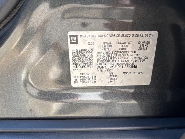 used 2020 Chevrolet Trax car, priced at $13,999