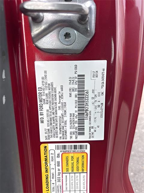 used 2017 Ford Mustang car, priced at $24,999