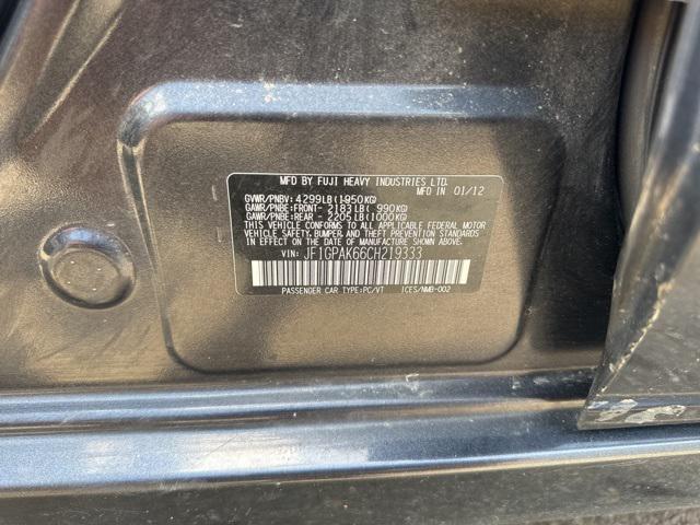 used 2012 Subaru Impreza car, priced at $5,950