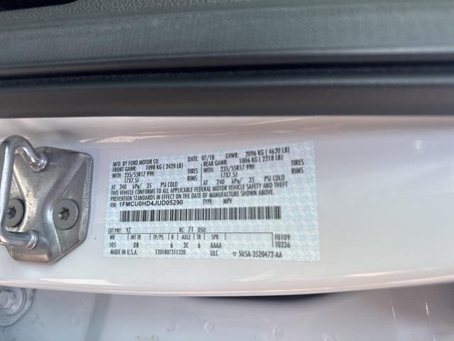 used 2018 Ford Escape car, priced at $15,999