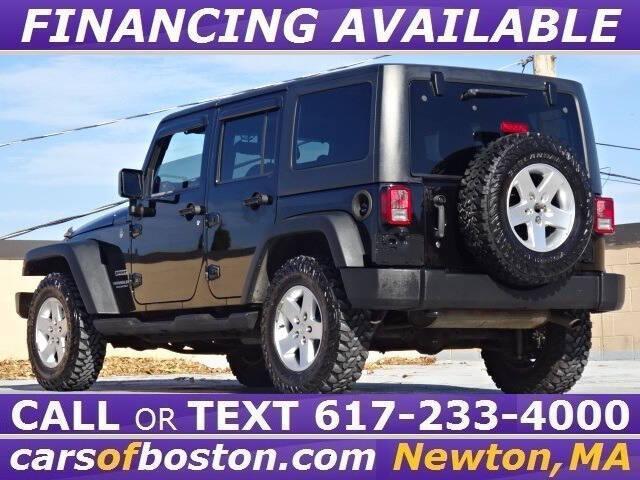 used 2013 Jeep Wrangler Unlimited car, priced at $15,900