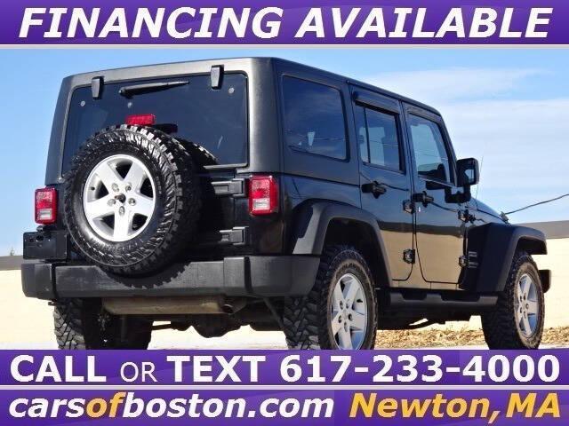 used 2013 Jeep Wrangler Unlimited car, priced at $15,900