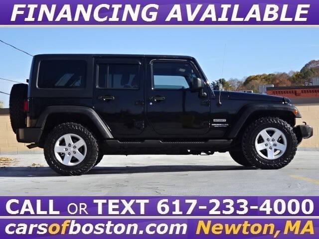 used 2013 Jeep Wrangler Unlimited car, priced at $15,900