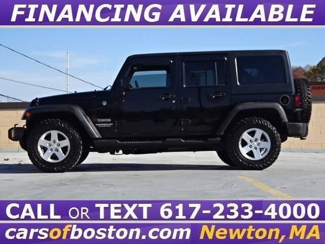 used 2013 Jeep Wrangler Unlimited car, priced at $15,900