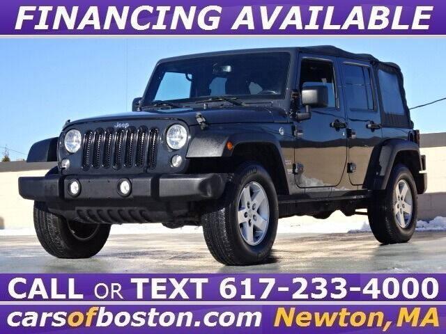 used 2018 Jeep Wrangler JK Unlimited car, priced at $17,500