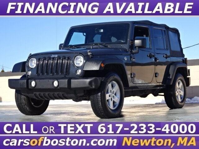 used 2018 Jeep Wrangler JK Unlimited car, priced at $18,500