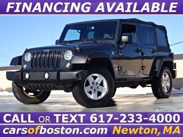 used 2018 Jeep Wrangler JK Unlimited car, priced at $18,500