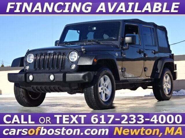 used 2018 Jeep Wrangler JK Unlimited car, priced at $15,900