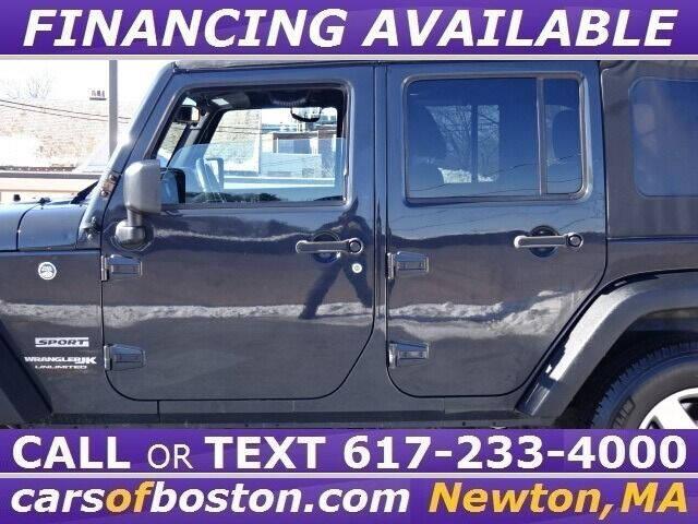 used 2018 Jeep Wrangler JK Unlimited car, priced at $15,900