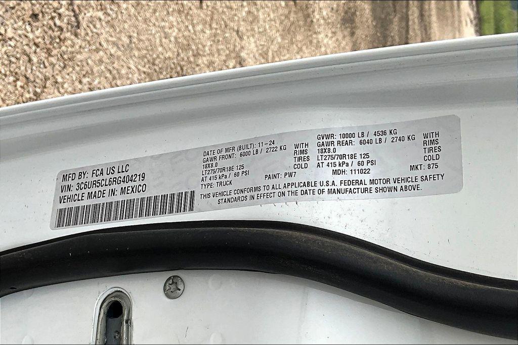 new 2024 Ram 2500 car, priced at $67,865