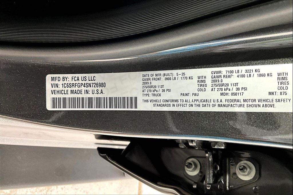 new 2025 Ram 1500 car, priced at $46,369