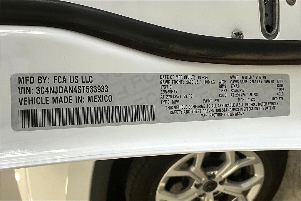 new 2025 Jeep Compass car, priced at $25,545