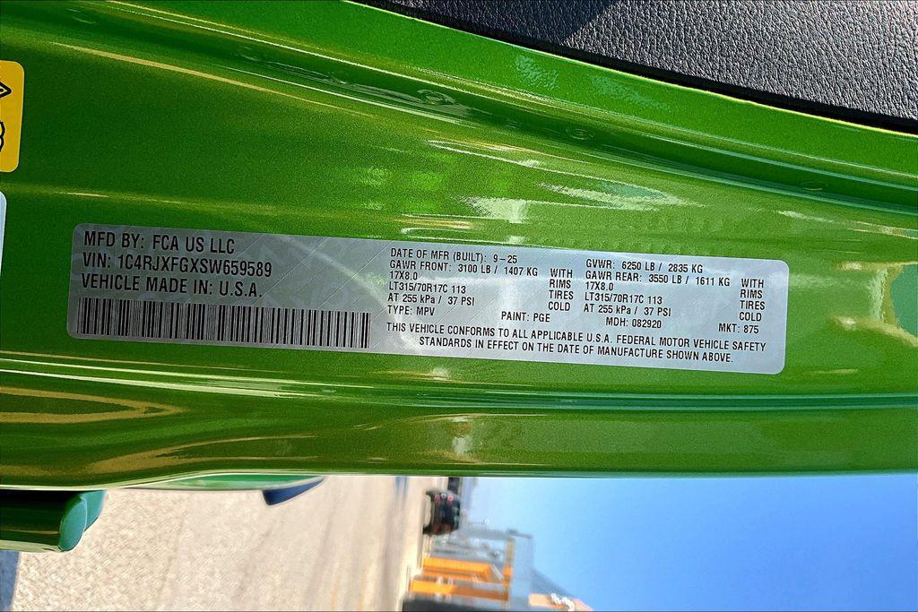 new 2025 Jeep Wrangler car, priced at $67,755