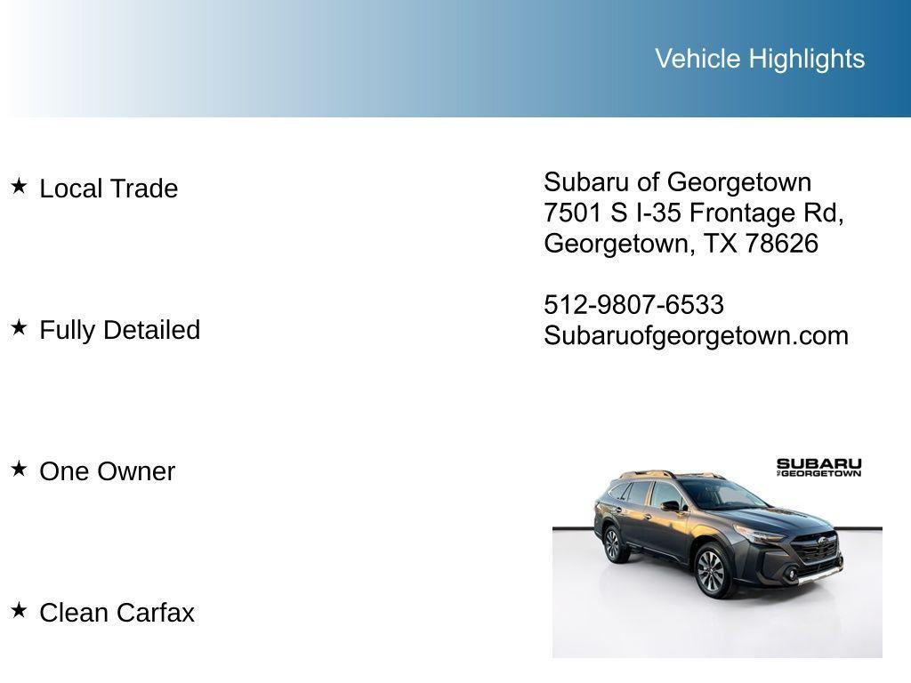 used 2025 Subaru Outback car, priced at $37,629