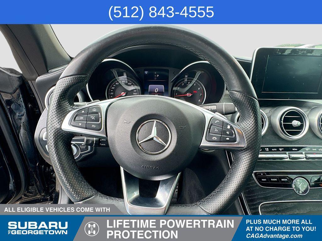 used 2017 Mercedes-Benz C-Class car, priced at $21,974