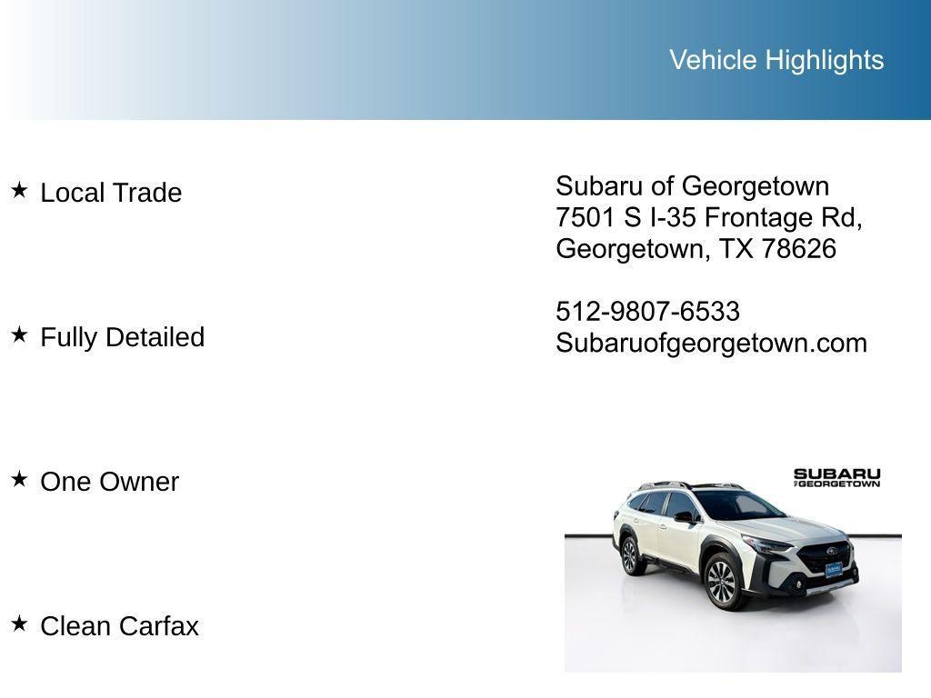 used 2025 Subaru Outback car, priced at $35,897