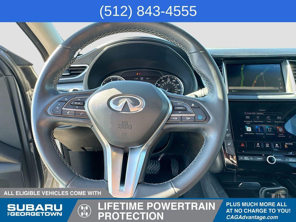 used 2021 INFINITI QX50 car, priced at $25,800