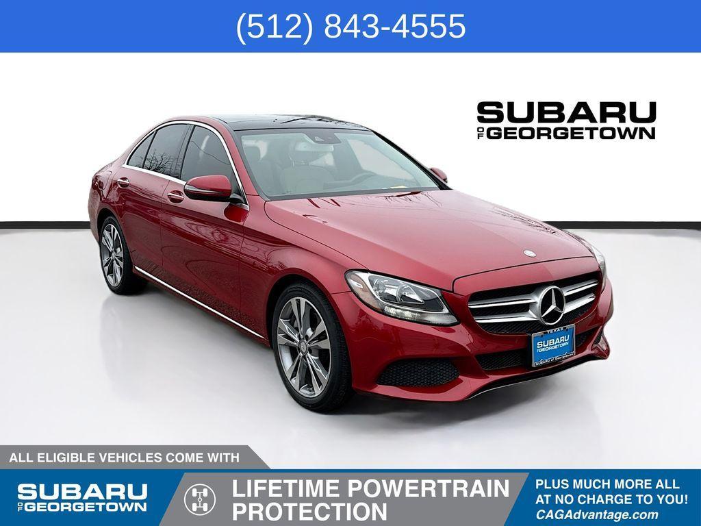 used 2017 Mercedes-Benz C-Class car, priced at $15,988