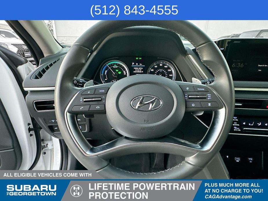 used 2023 Hyundai Sonata Hybrid car, priced at $24,531