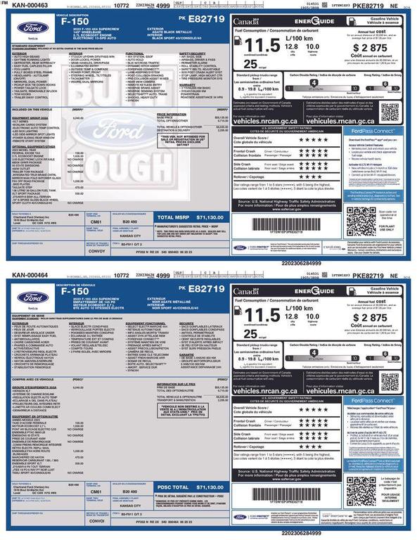 used 2023 Ford F-150 car, priced at $38,479