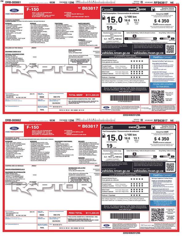 used 2024 Ford F-150 car, priced at $74,684