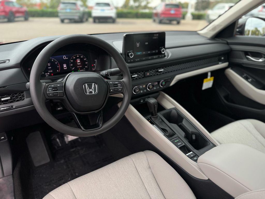 new 2025 Honda Accord car, priced at $30,705
