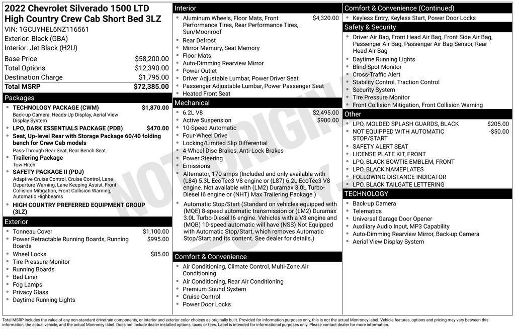 used 2022 Chevrolet Silverado 1500 car, priced at $44,273