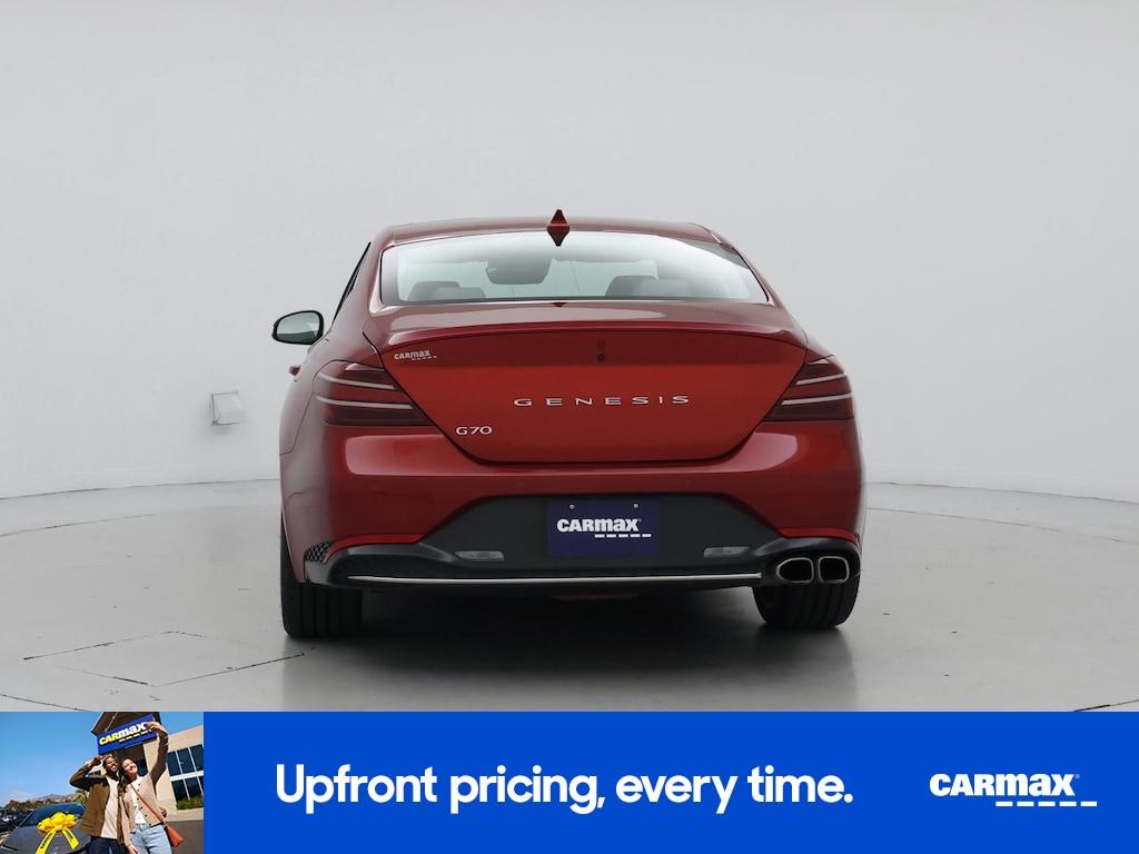 used 2022 Genesis G70 car, priced at $27,998