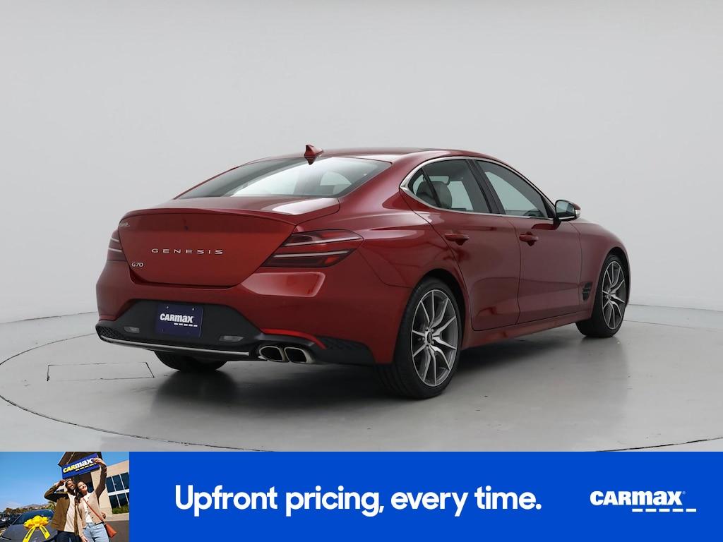used 2022 Genesis G70 car, priced at $27,998
