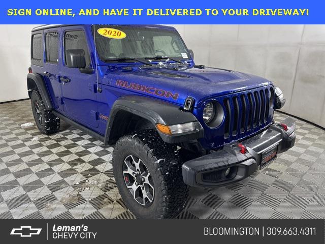 used 2020 Jeep Wrangler Unlimited car, priced at $34,495