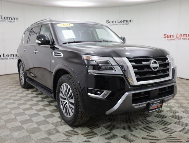 used 2021 Nissan Armada car, priced at $31,490