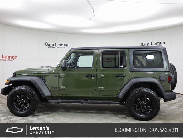 used 2021 Jeep Wrangler car, priced at $31,490