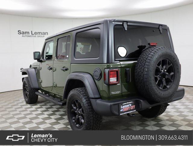 used 2021 Jeep Wrangler car, priced at $31,490