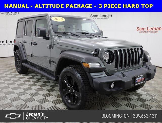 used 2020 Jeep Wrangler Unlimited car, priced at $25,495